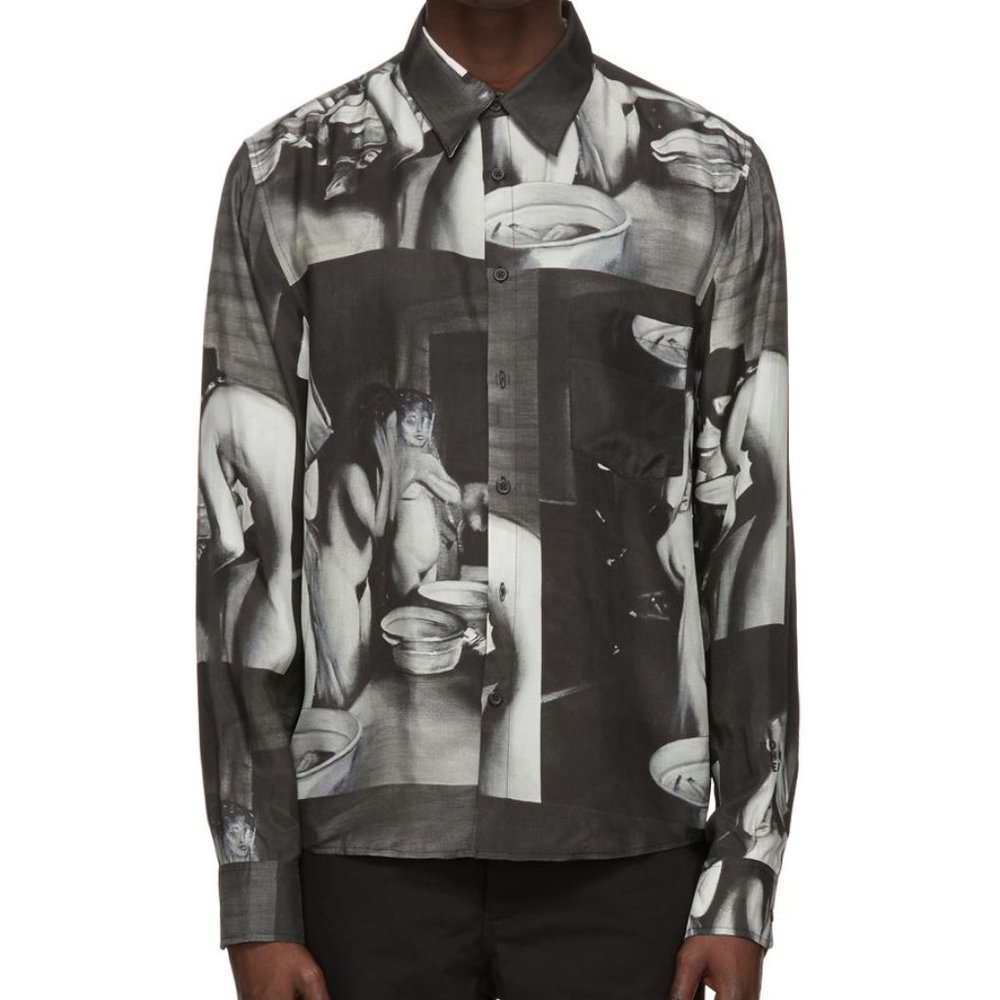 Grey Nick Farhi Edition Kiln LS Shirt - Rochambeau